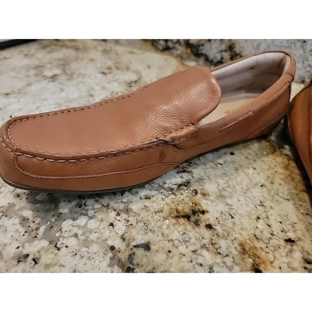 Sperry Top Sider Mens Driving Moc Loafer Lt Brown Leather 0238311 Size 13M EUC